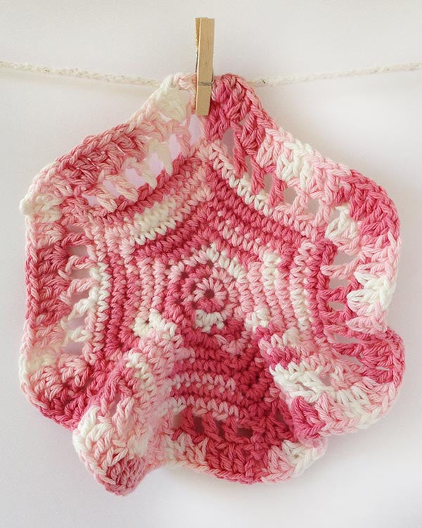 Pink Dishcloth Set Crochet Pattern - Maggie's Crochet