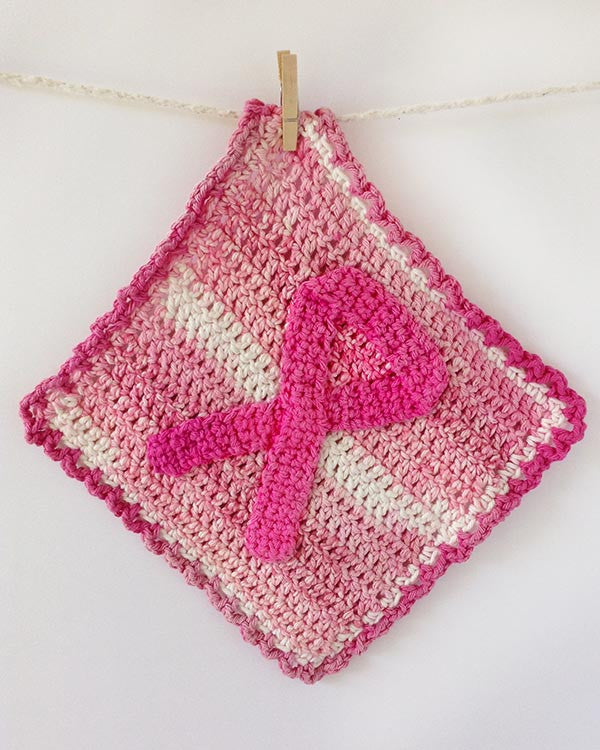 Pink Dishcloth Set Crochet Pattern - Maggie's Crochet