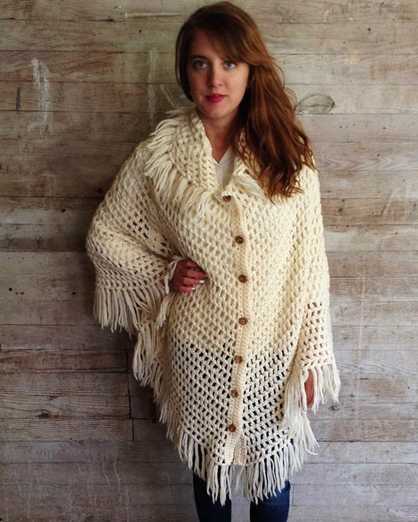 Italian Cape Crochet Pattern - Maggie's Crochet