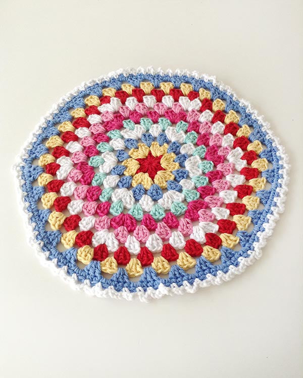 Granny-Go-Round Kitchen Set Crochet Pattern - Maggie's Crochet