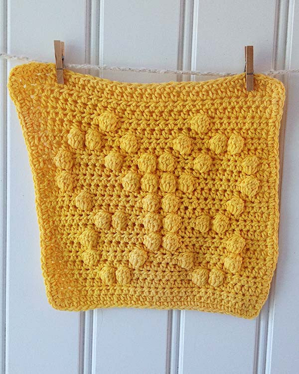 Sunny Days Dishcloths Crochet Pattern - Maggie's Crochet