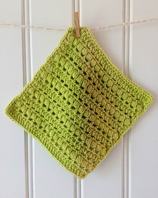 Sunny Days Dishcloths Crochet Pattern - Maggie's Crochet