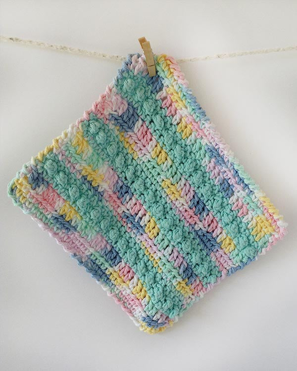 Variegated Dishcloth Set Crochet Pattern - Maggie's Crochet