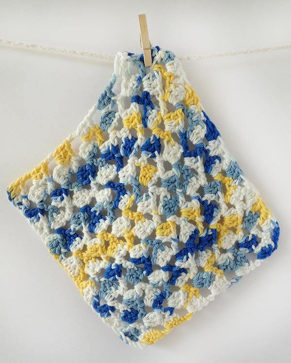 Variegated Dishcloth Set Crochet Pattern - Maggie's Crochet