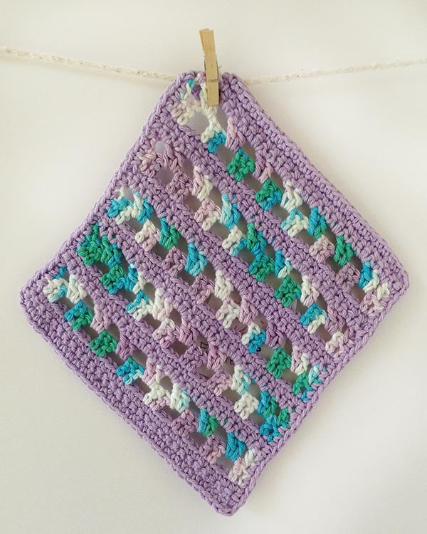 Variegated Dishcloth Set Crochet Pattern - Maggie's Crochet