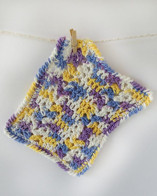 Variegated Dishcloth Set Crochet Pattern - Maggie's Crochet