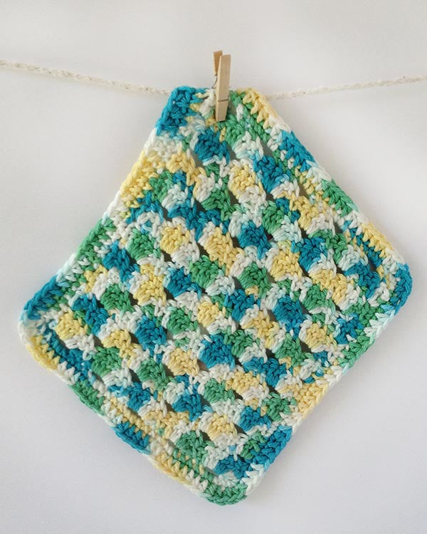 Variegated Dishcloth Set Crochet Pattern - Maggie's Crochet