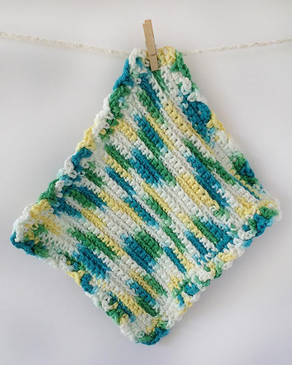 Variegated Dishcloth Set Crochet Pattern - Maggie's Crochet