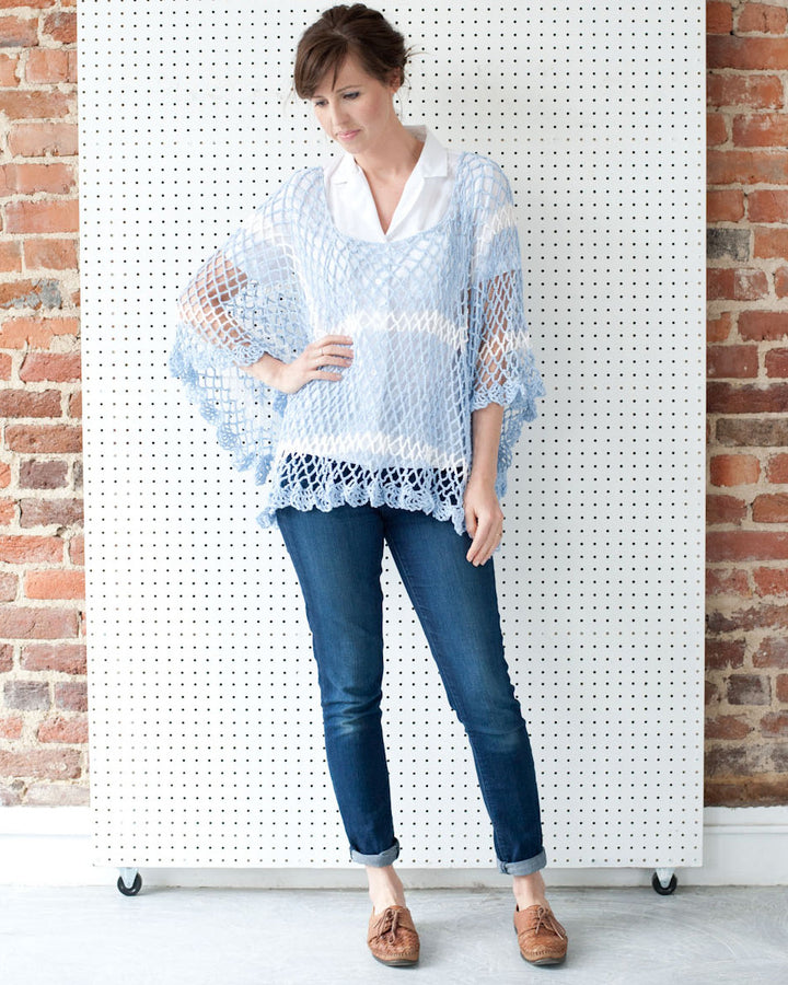 Sea Breeze Poncho Crochet Pattern - Maggie's Crochet