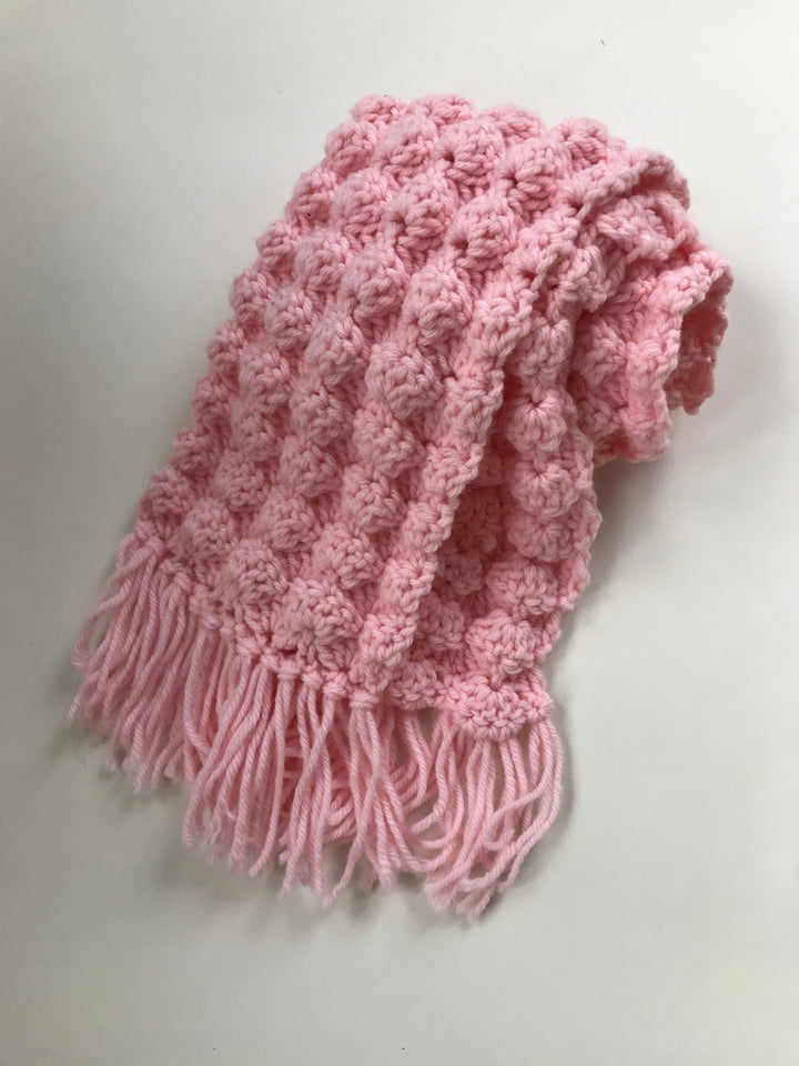 Crochet Pattern Puff Shell Hat and Scarf Set - Maggie's Crochet