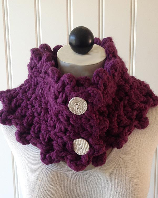 30-Minute Neck Warmers Crochet Pattern: Easy Beginner - Maggie's Crochet