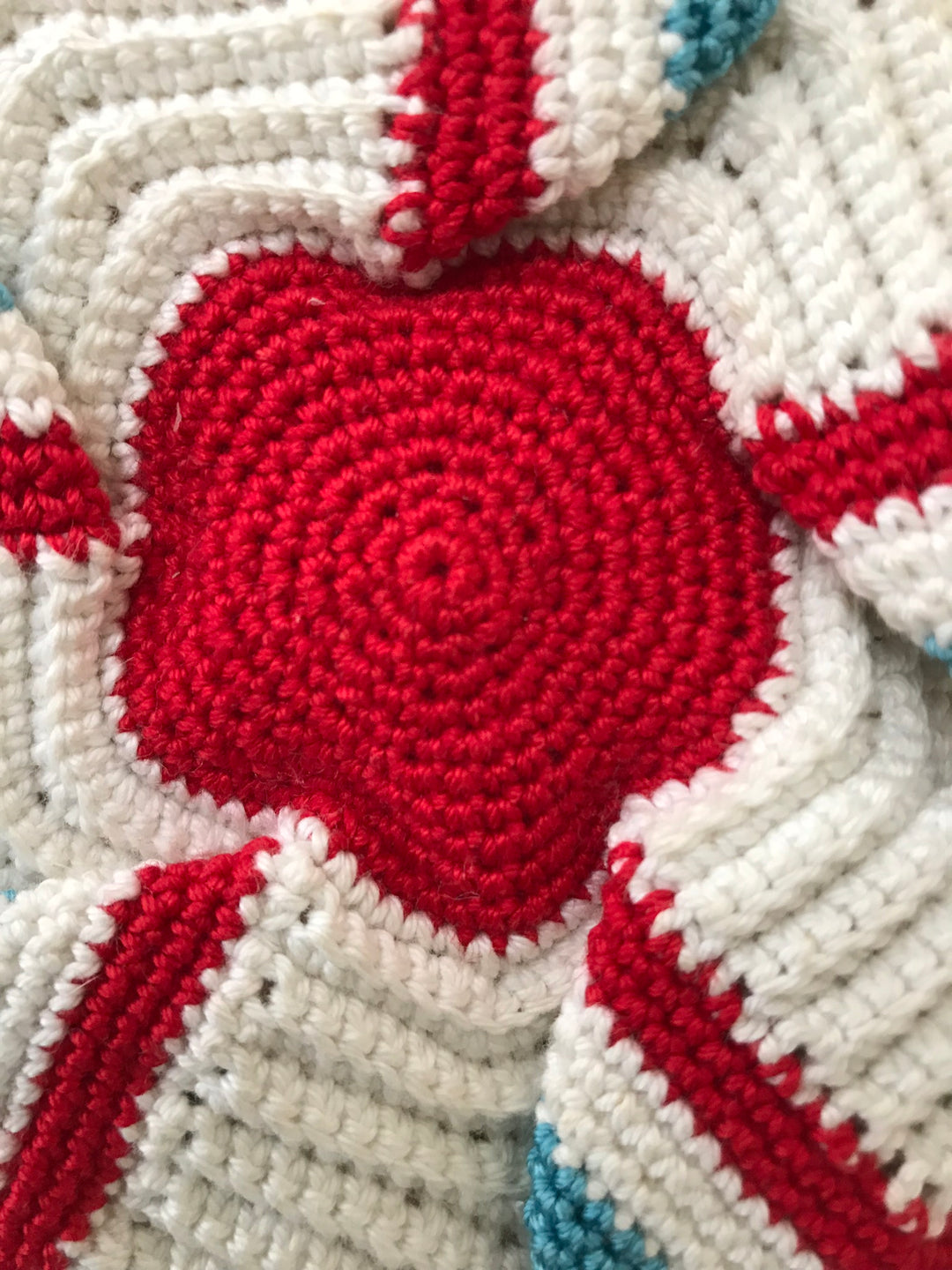 Crochet Pattern Five Petal Pinwheel Potholder - Maggie's Crochet