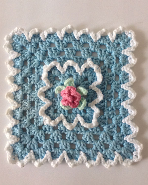 Floral Dishcloth Set Crochet Pattern - Maggie's Crochet