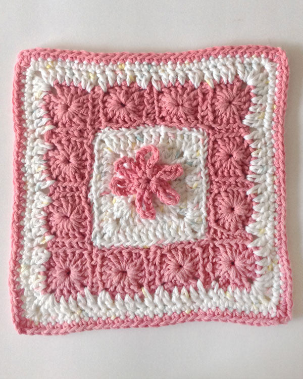 Floral Dishcloth Set Crochet Pattern - Maggie's Crochet