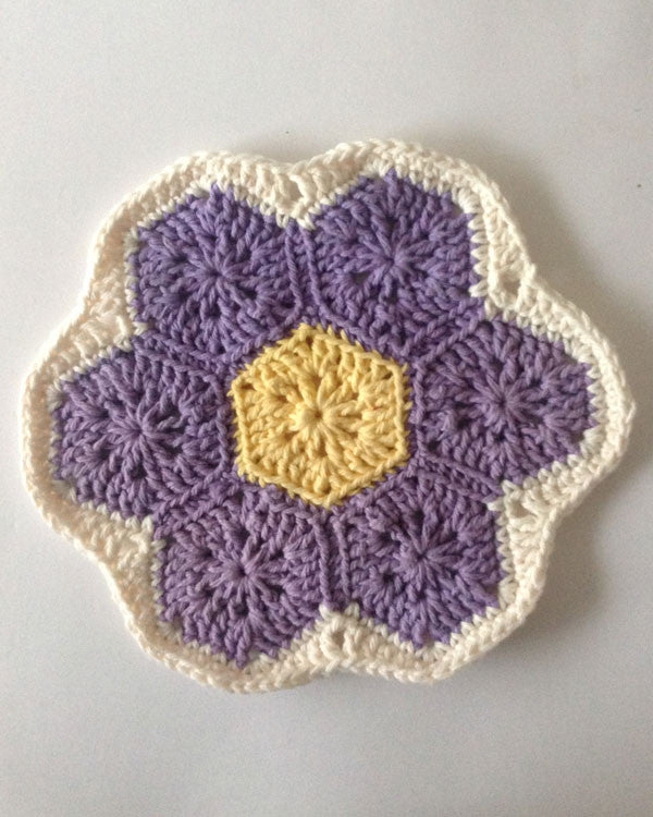 Floral Dishcloth Set Crochet Pattern - Maggie's Crochet