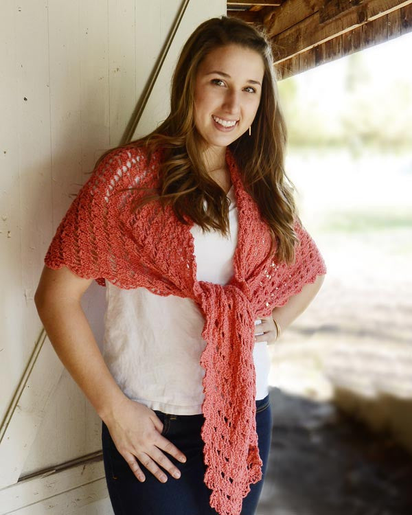 Flamingo Shawl Crochet Pattern - Maggie's Crochet