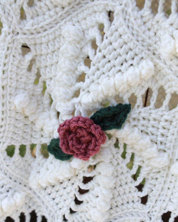 Pinwheel Rose Afghan Crochet Pattern - Maggie's Crochet