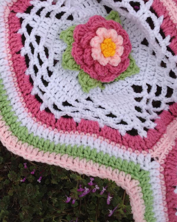 Rose Garden Afghan Crochet Pattern - Maggie's Crochet