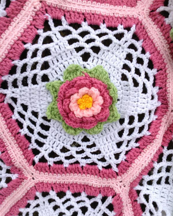 Rose Garden Afghan Crochet Pattern - Maggie's Crochet