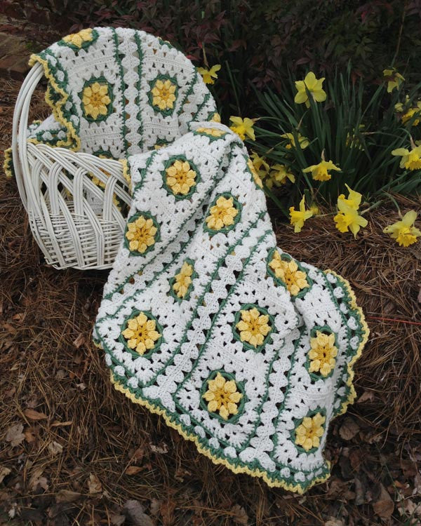 Daisy Afghan Crochet Pattern - Maggie's Crochet