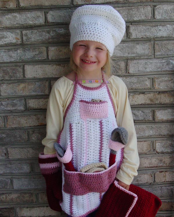 Cooking Katie Chef Set Crochet Pattern - Maggie's Crochet