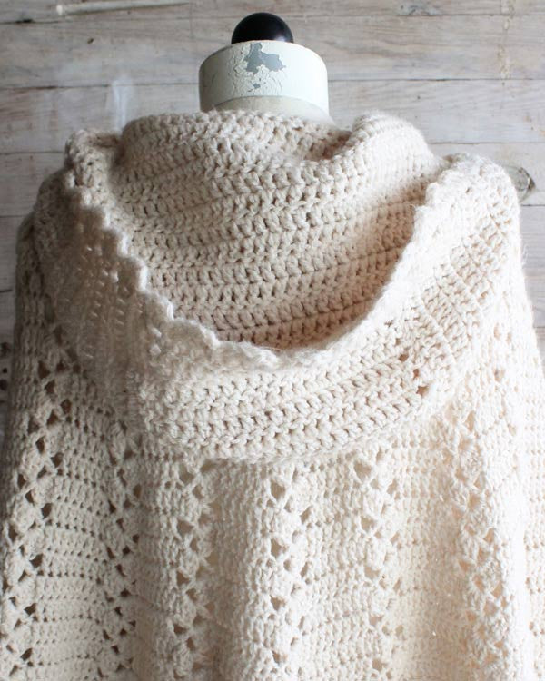 Fantastic Crochet Hooded Shawl Ideas  Crochet cape pattern, Crochet,  Crochet poncho free pattern