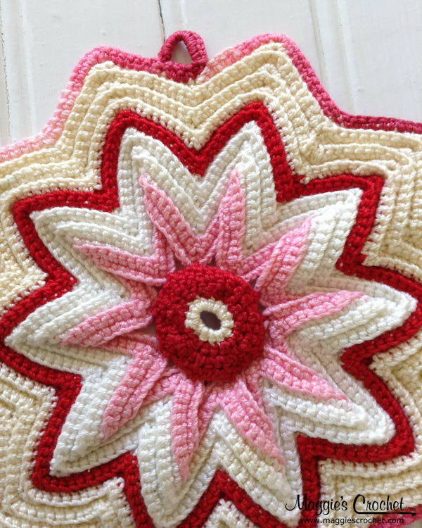 Scrap Potholders and Mats Set Crochet Pattern - Maggie's Crochet