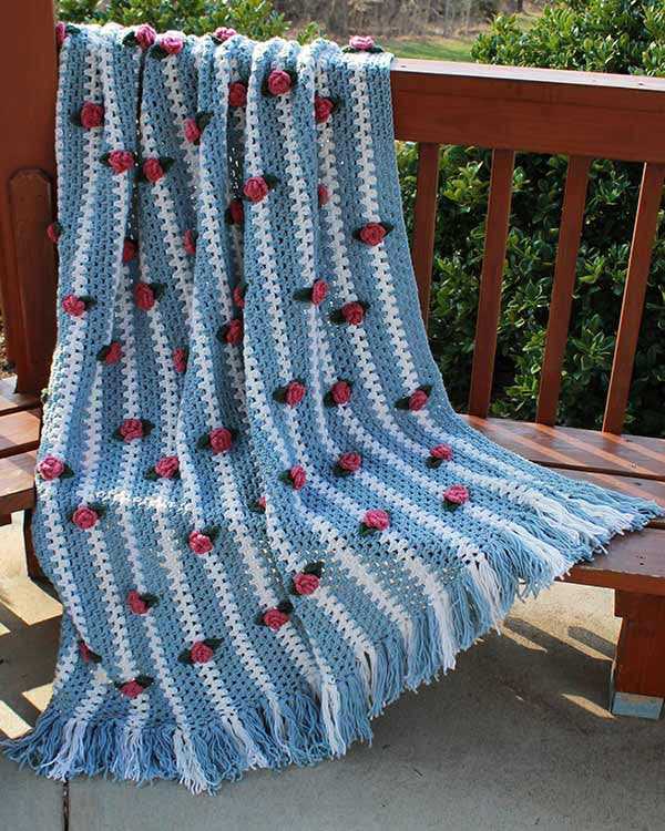 Garden Lace Afghans Crochet Pattern - Maggie's Crochet